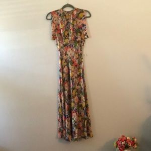 Vintage 1930’s floral chiffon maxi dress